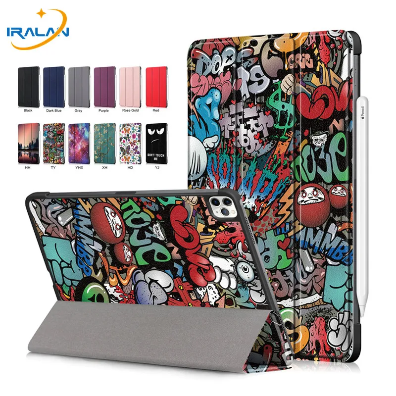 Чехол для iPad Pro 11 2020 2 го поколения умный чехол магнитный складной кожаный нового