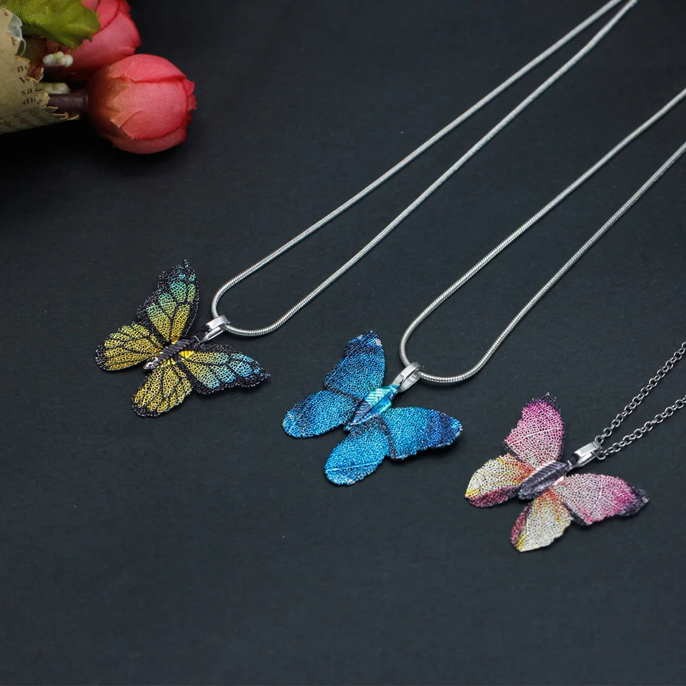 Ожерелье женское с подвеской-бабочкой 2019 | Украшения и аксессуары