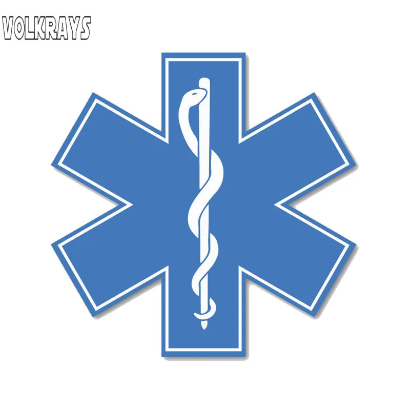 Замечательная Автомобильная наклейка Volkrays со звездой жизни аксессуары