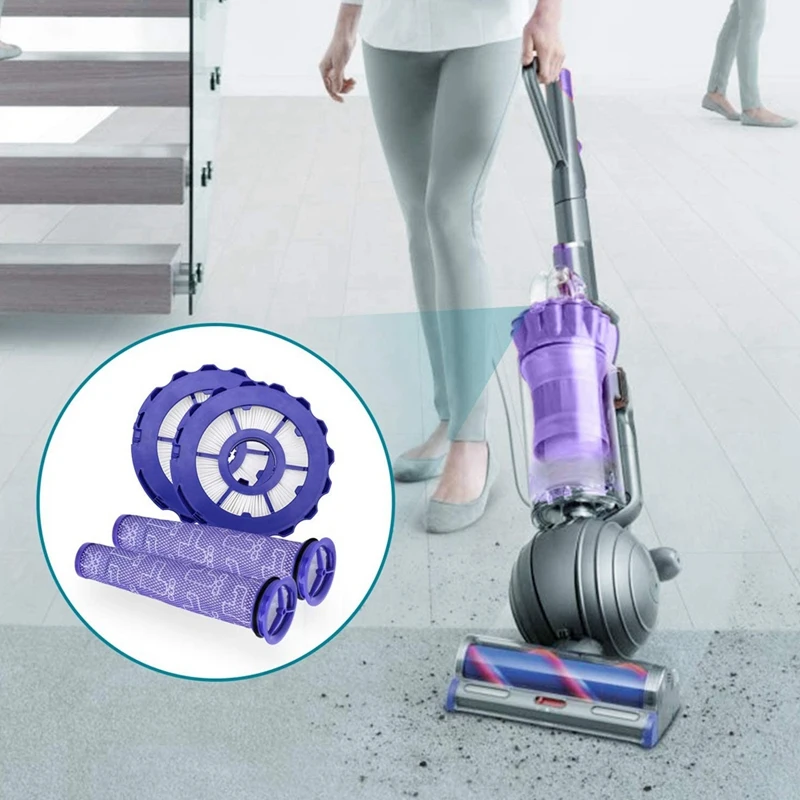 

HEPA Post-Motor Filters Pre-Motor Filters Replacement Parts for Dyson DC40, Compare to Part 923587-02 & 922676-01