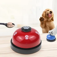 pet dog toy small bell footprint bell training called dinner toys for large small dog puppy training equipment