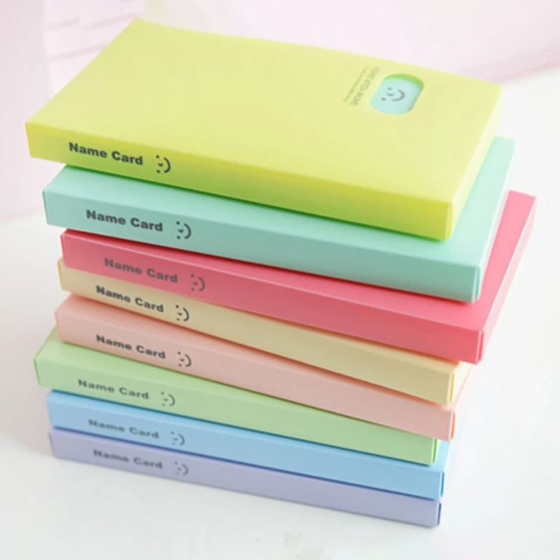 

120 Pockets Business Card Book ID Credit Holder Name Card Picture Photo Album Collection Storage Case Keeper