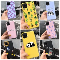 cartoon phone protective case for samsung a12 a 12 a125f case cactus sofu touch bumper cover on samsung galaxy a12 2020 shell