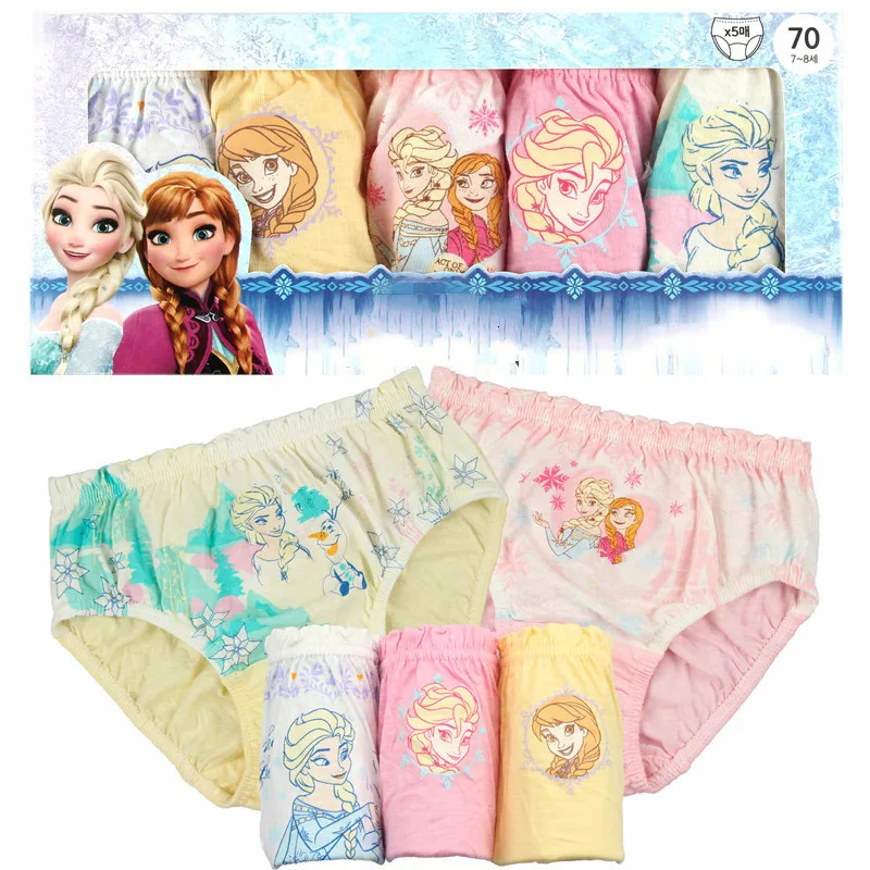 5 шт./лот детское хлопковое нижнее белье детские трусы для девочек хлопковые в