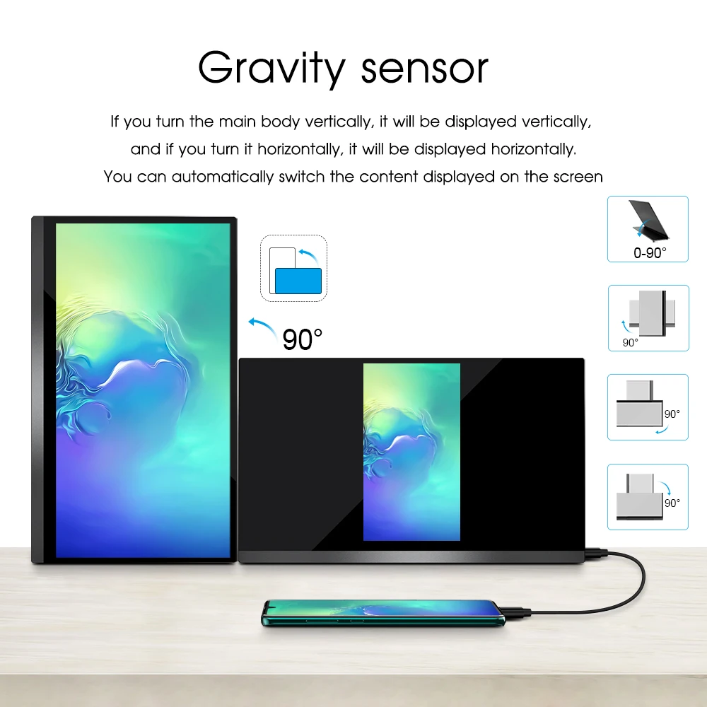 UPERFECT 15 6 &quotТип C G Сенсор HDMI Портативный игровые мониторы 4K ультра тонкий