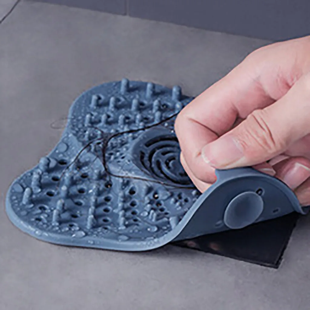 

Silicone floor drain cover hair filter Bathroom Drain Hair Catcher Bath Stopper Plug Sink Strainer Bathroom kitche Filter Shower