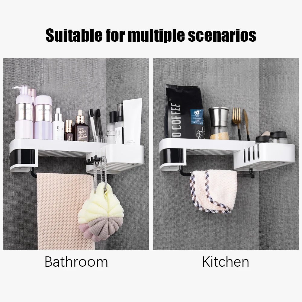 Угловой Органайзер для ванной комнаты полка подставка шампуня