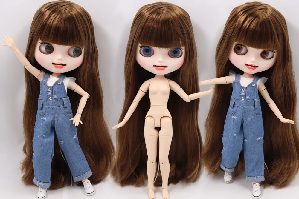 ICY Blyth кукла на заказ с руками Набор для тела Новая Улыбка Рот матовое лицо 1/6 игрушки BJD DIY модные куклы подарок для девочки специальное предложение