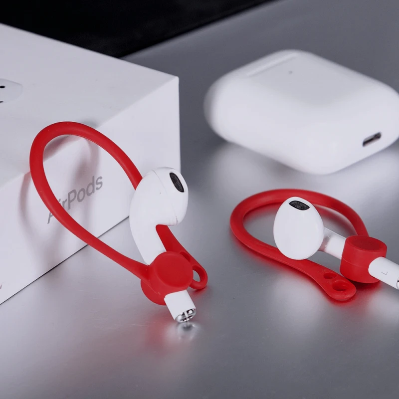 Спортивные силиконовые ушные крючки для Apple аксессуары AirPods противоударные