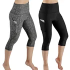 3  4 штаны для йоги женские штаны капри спортивные колготки женские колготки Для Фитнеса Йоги тренажерного зала с высокой талией