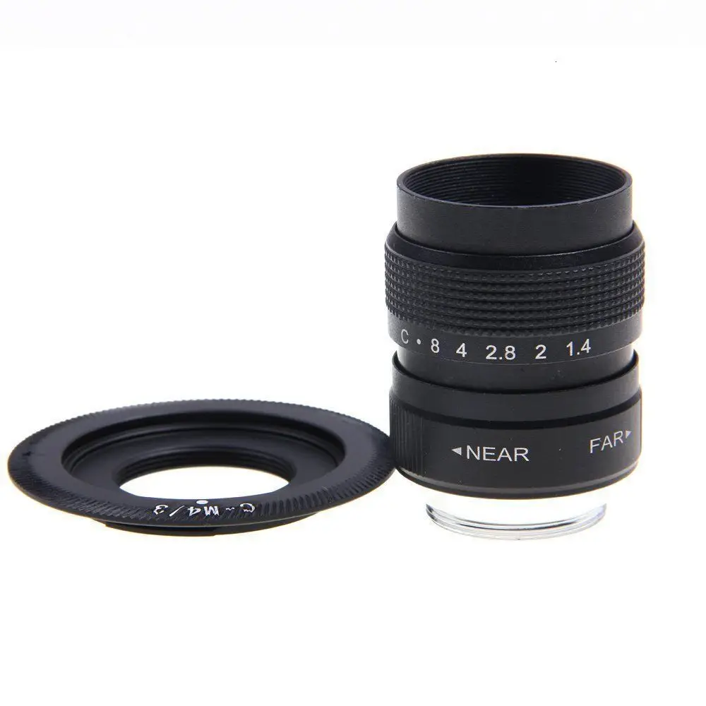 Объектив для видеонаблюдения 25 мм f/1 4 C объектив Micro 4/3 m4/3 Olympus EPM3 EPL7 EPL5 OM-D EP1 EP2 EP3 EP6