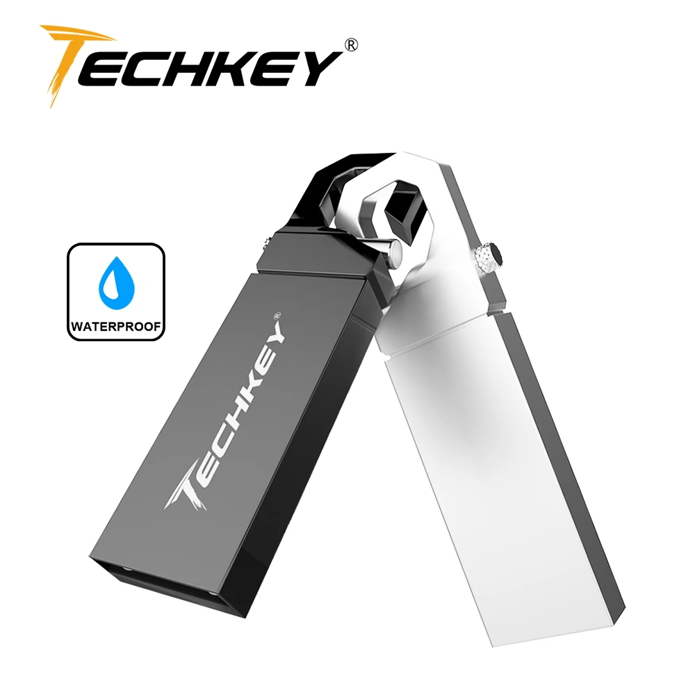 Высококачественный usb-флеш-накопитель серебристый металлический
