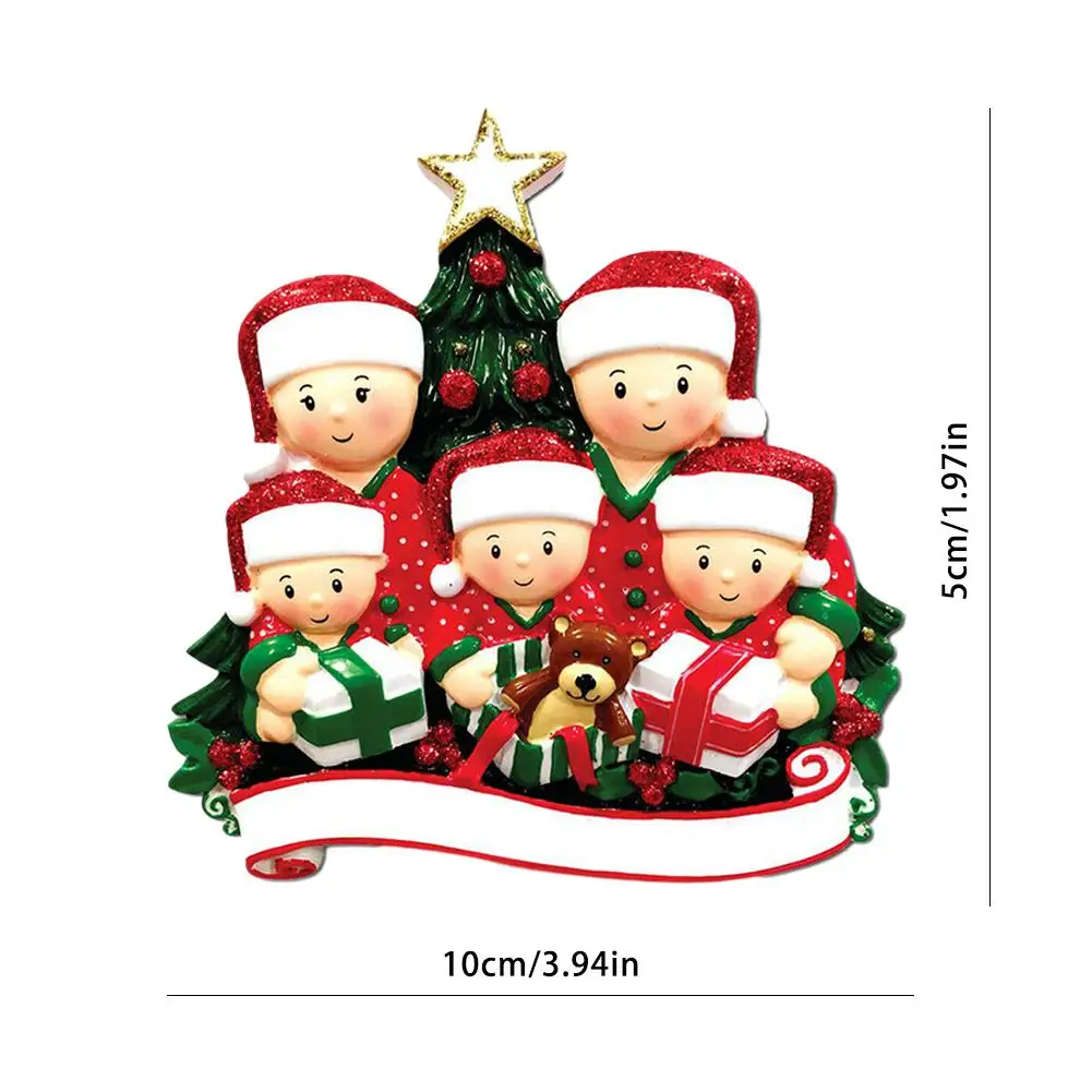 Карантин персонализированная семья выживших 2 3 4 5 украшение 2020 рождественские