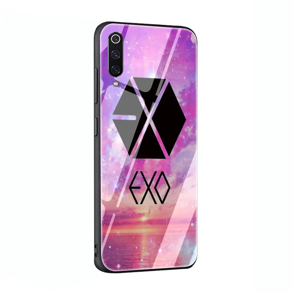 G9 EXO band k-pop kpop чехол из закаленного стекла для телефона Xiaomi mi 8 9 Red mi 4X 6A Note 5 6 7 Pro Pocophone F1 - Цвет: G9