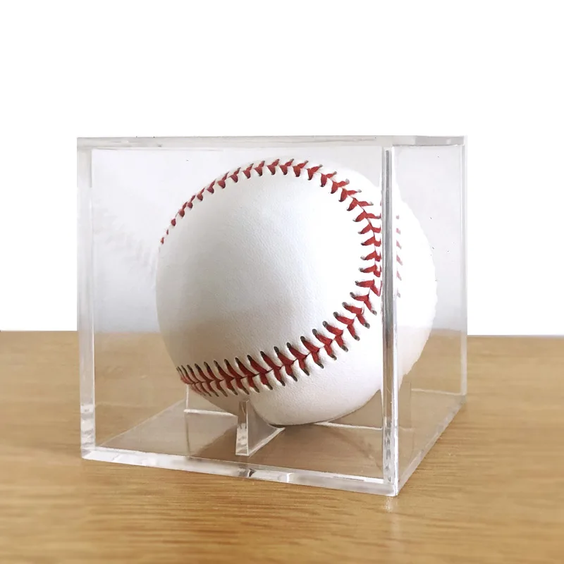 

Quality Acrylic 9 Inch Baseball Box Display Golf Tennis Ball Transparent Case For Souvenir Storage Box Holder Uv Protection Dust