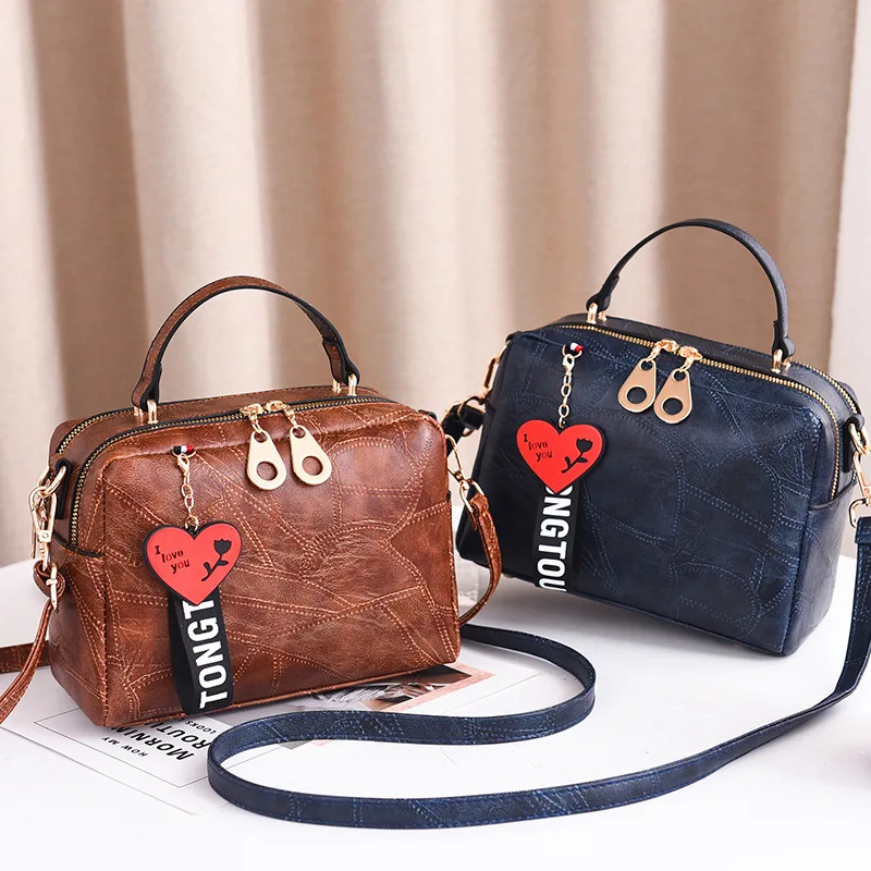 Qiaoduo женская сумка из искусственной кожи высокого качества Ретро стиль широкий