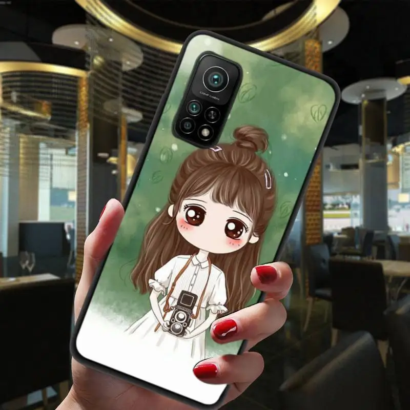 

ZFGHSHYQ Cute Cartoon Girls Phone Case For Xiaomi 5 6 6Plus 6X 8 9se 10 10Pro Not2 3 10lite Mix2 2S 8lite Max2 3 F1 5X