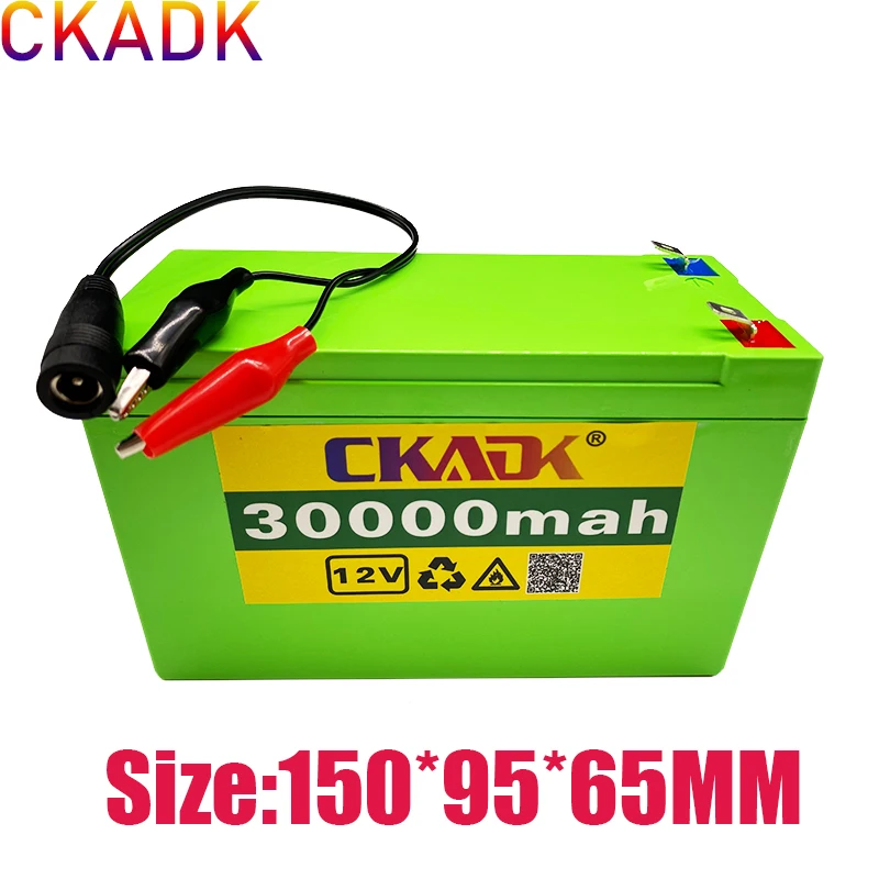 

12V30Ah 18650 Li ion rechargeable battery pack 3S6P electric vehicle toy spray scale access control built-in BMS+12.6V charger