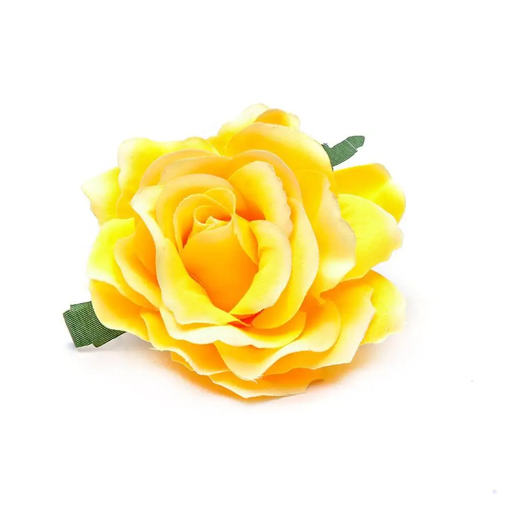 

Rose Flower Hair Clip Women Girl Solid Corsage Headwear Hairpins Hair Head Accessories Gift bride brooch Wedding Hair Clips