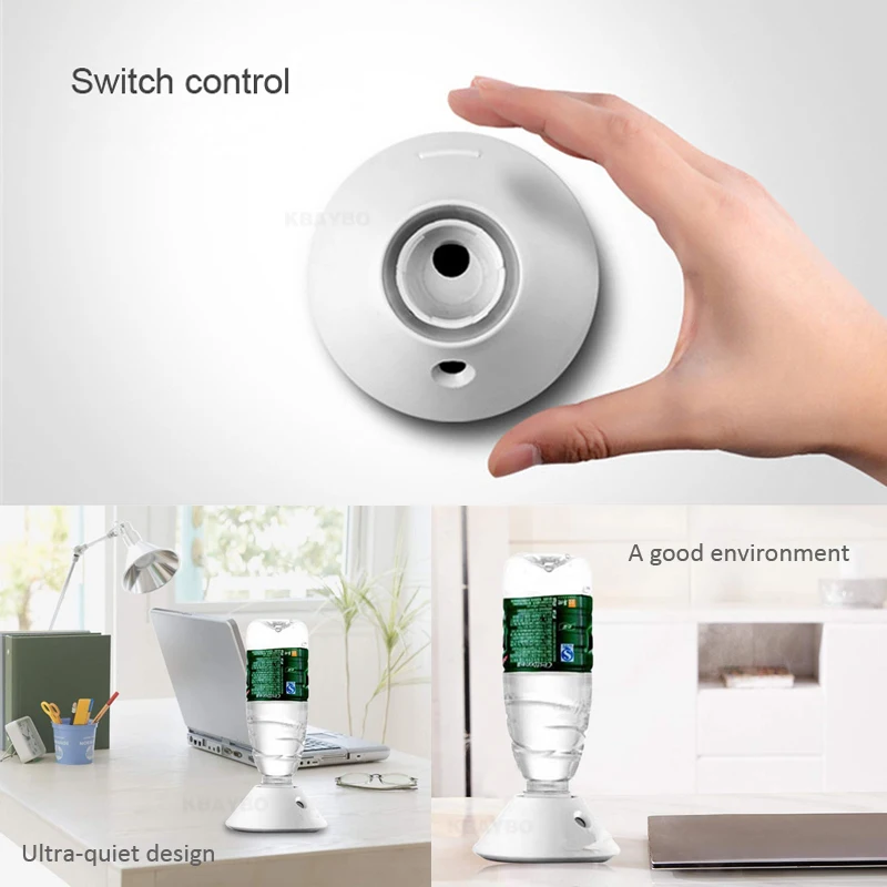 

Portable Mini Humidfieir For Mineral Water Bottle Air Humidifier USB Essential Oil Car Air Purifier Mist Maker Fogger