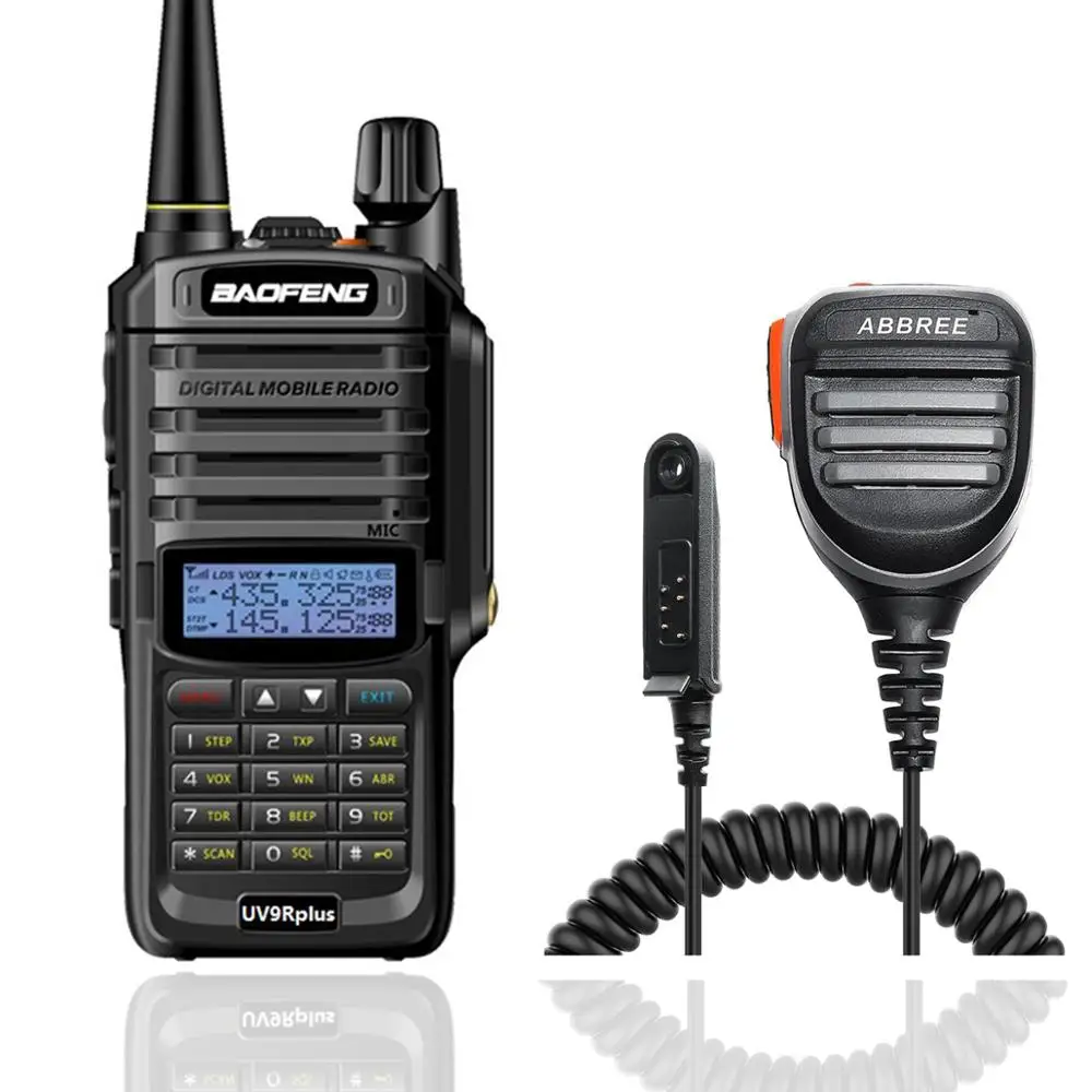 Портативная рация Baofeng UV-9R Plus IP67 VHF UHF 8 Вт мощная портативная UV9R дальнего действия