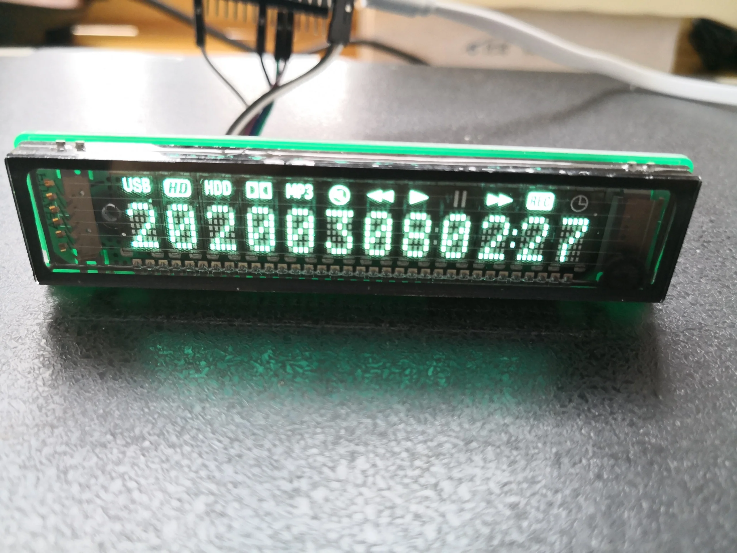 

VFD display screen VFD screen with font library Dot matrix 12-bit screen SPI Interface