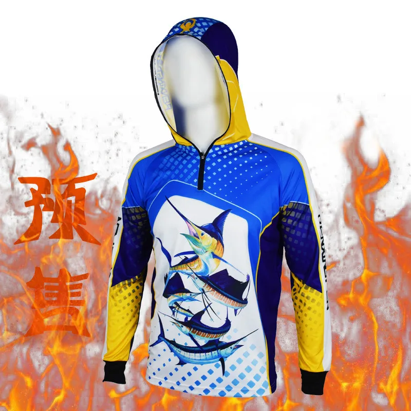 

2021 New Mens Hiking Fishing Clothes Anti UV Breathable Sun Protection Quick-drying Professional Man Fishing Shirt DAIWA Pesca