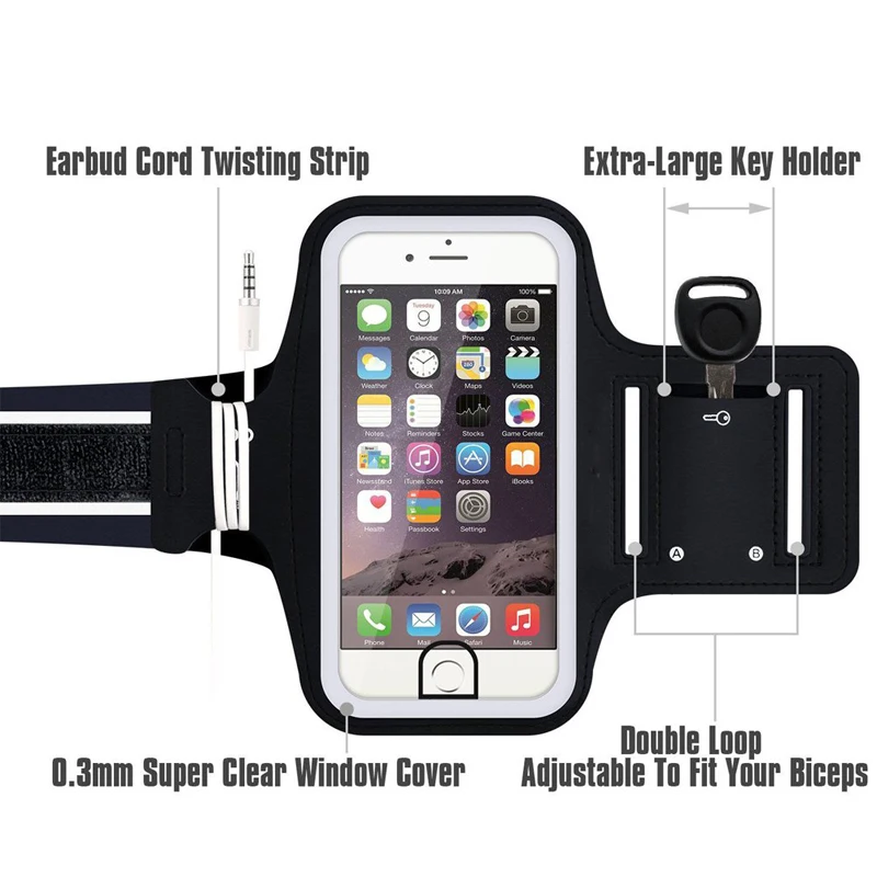 Mobile Phone Bag Case for Running Bracelet Holder for Xiaomi Pocophone F1 Mi  iPhone 13 12 11 Huawei P40 Samsung Armband Cases