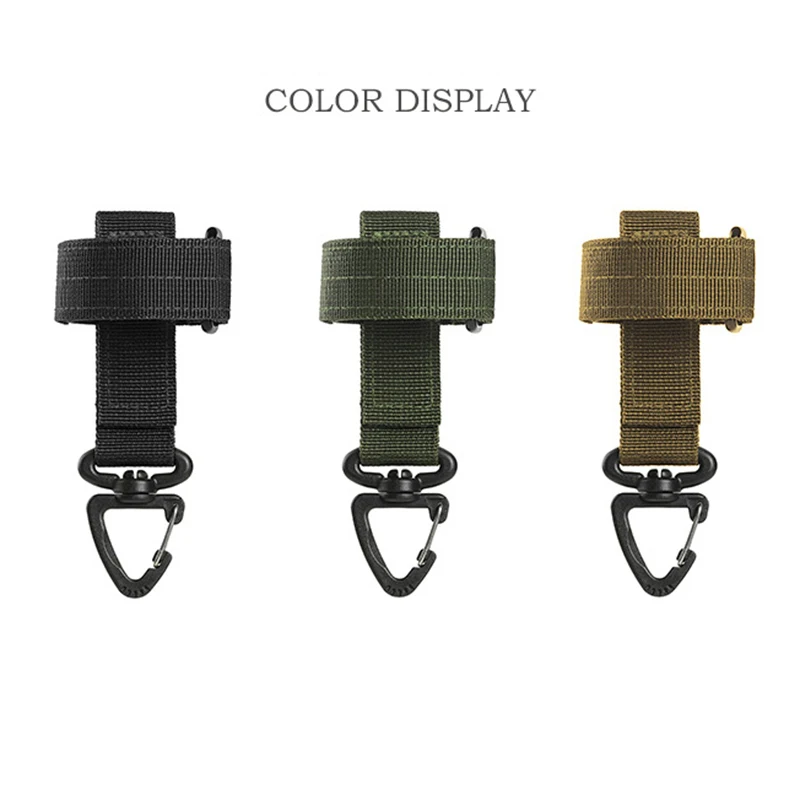 

Outdoors Hanging Buckle With Fastening Tape Durable Multifunction Belt Easy Operation Wear Resistant for Camping Senderismo