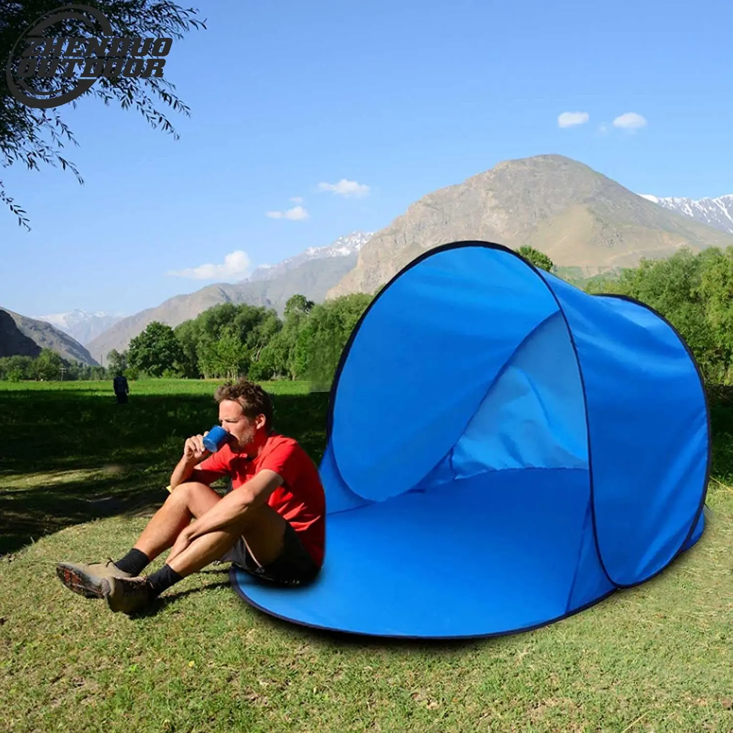 Туристическая автоматическая палатка легко и мгновенно движущийся навес от
