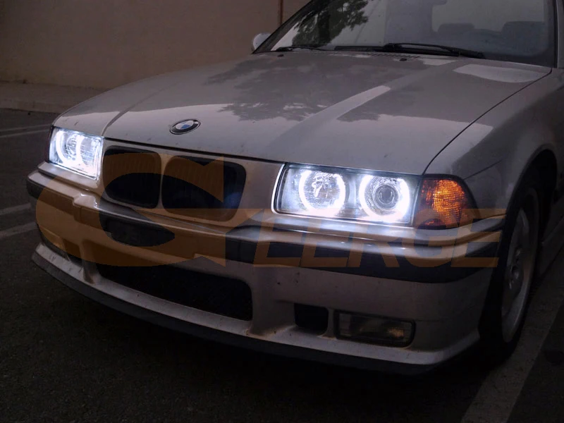 Для BMW E36 318I 323I 325I 328I 1992 1998 евро фара отличная ультра яркая COB комплект светодиодов