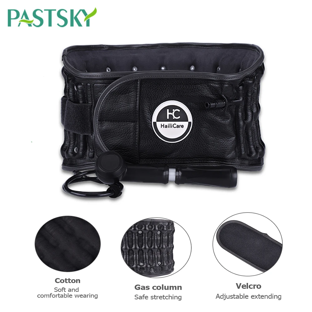 Новое обновление PU надувной Поясничный пояс для позвоночника Physio