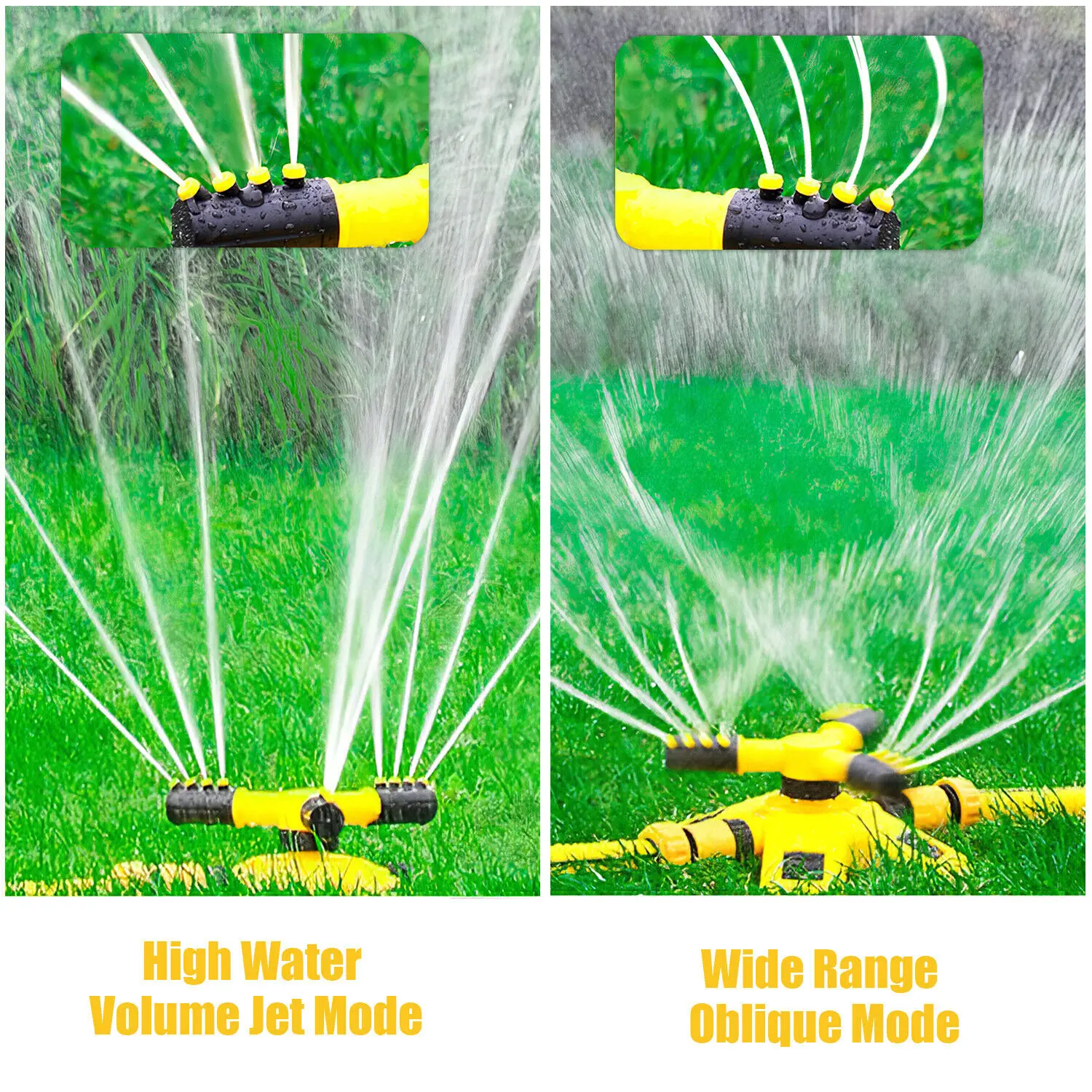 

360 Degree Rotating Courtyard Sprinkler Lawn Plant Garden Hose Automatic Sprinkler System Home Garden Supplies