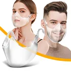 Высококачественная прочная 3d маска для лица пластиковые многоразовые маски для рта прозрачная маска для лица для мужчин и женщин маска для рта