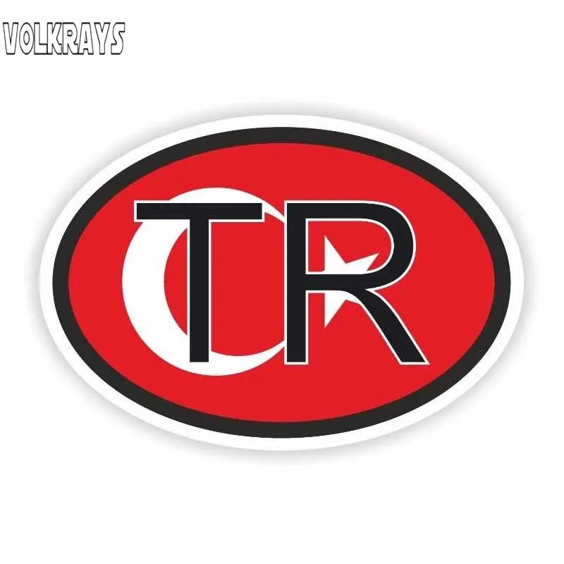 

Volkrays, индивидуальный дневной код, Турция, маленькие аксессуары, отражающая Водонепроницаемая Солнцезащитная ПВХ наклейка, 8 см * 13 см