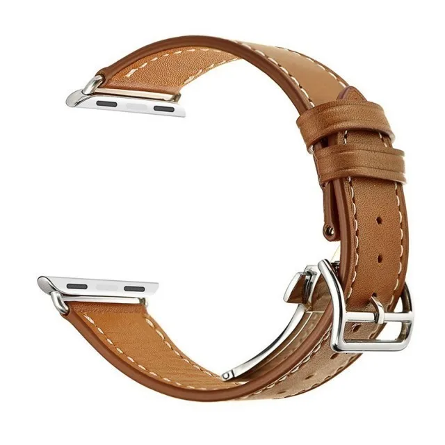 Кожаный ремешок для Apple Watch 4, 3, 2, 1, застежка-Пряжка, браслет для Iwatch 40 мм, 42 мм, 38 мм, 44 мм, ремень для одного тура