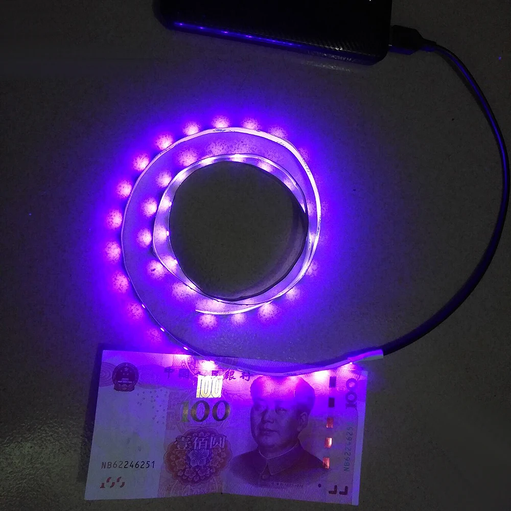 USB денег 5V Стерилизация Дезинфекция детектор Ультрафиолетовый светодиодный