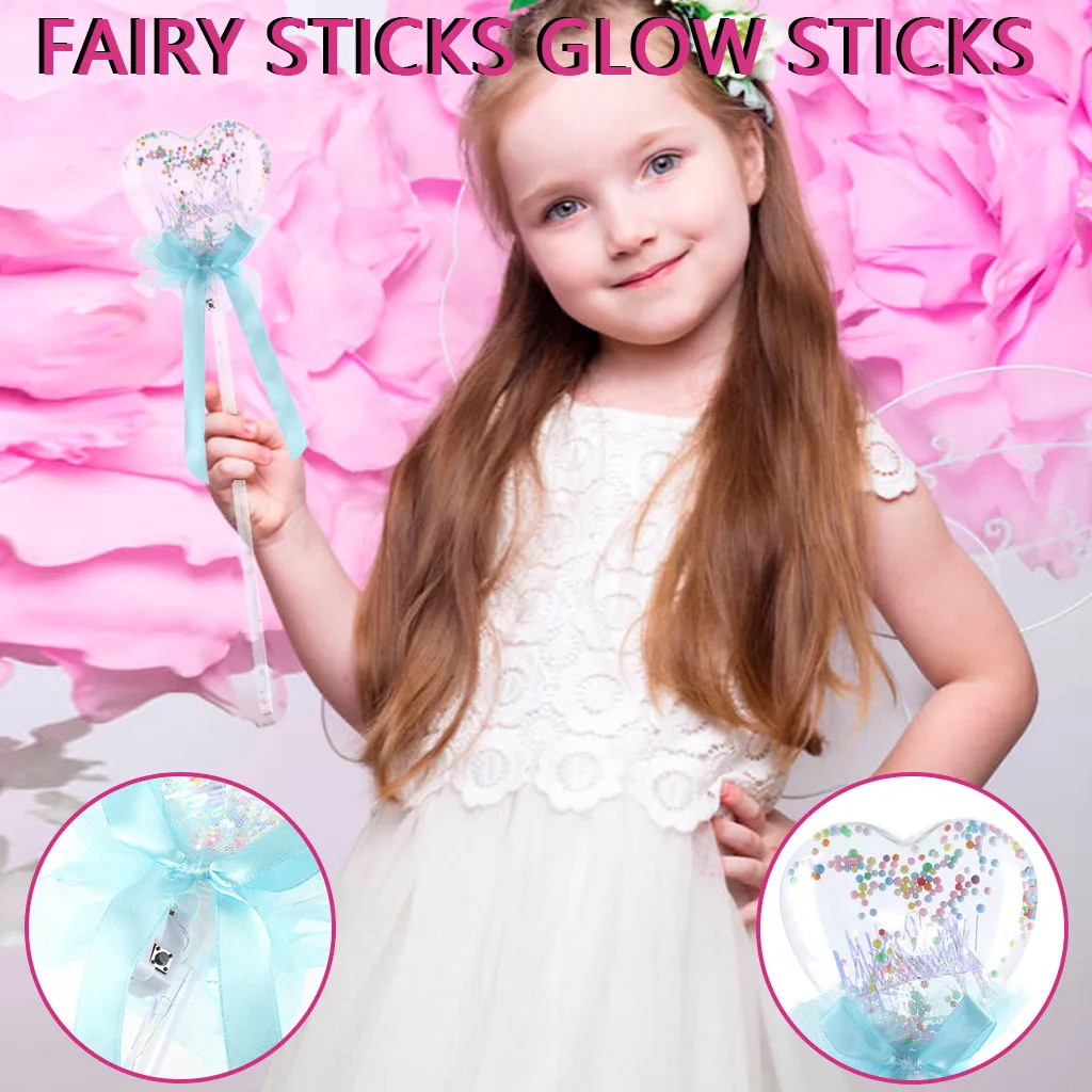 Светящаяся палочка светодиодный сказочная мигающая детская светящаяся игрушка