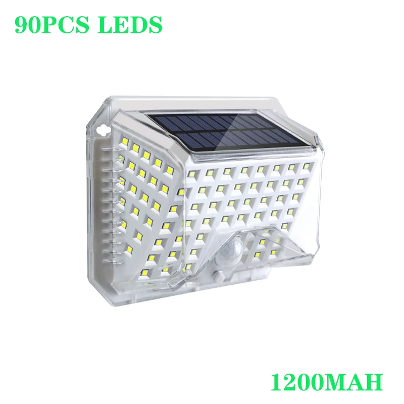 Светодиодный уличный настсветильник светильник на солнечной батарее 90