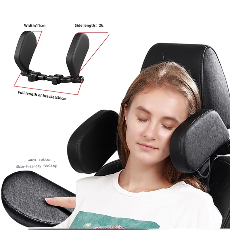

Car Neck Headrest Pillow Cushion Seat Support Head Restraint Seat Pillow Headrest Neck Travel Sleeping Cushion For Kids Adults