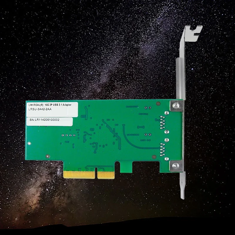Плата расширения USB3.1 PCIe X4 на 2 порта Type-A 10 Гбит/с | Компьютеры и офис