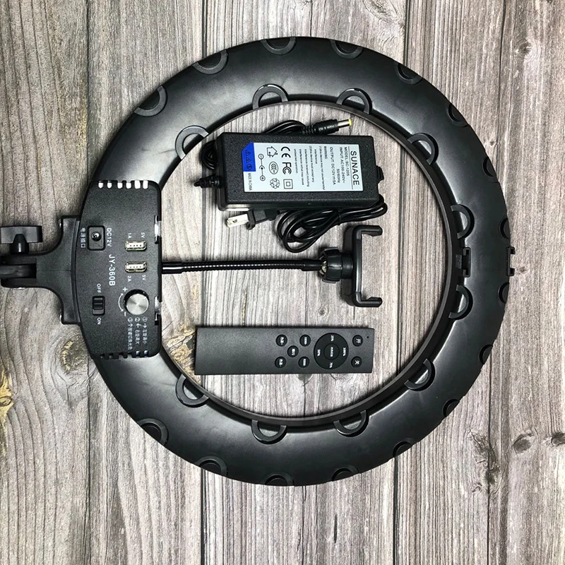 Светодиодный кольцевой светильник лампа 18 дюймов/45 см со штативом для съемки