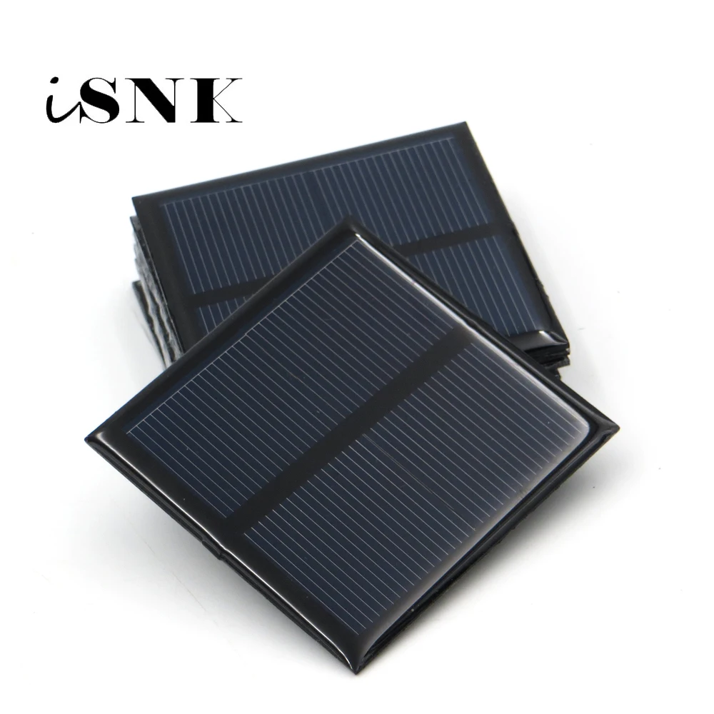 Мини Солнечная батарея 5 V Панель поликристаллический кремний DIY зарядное
