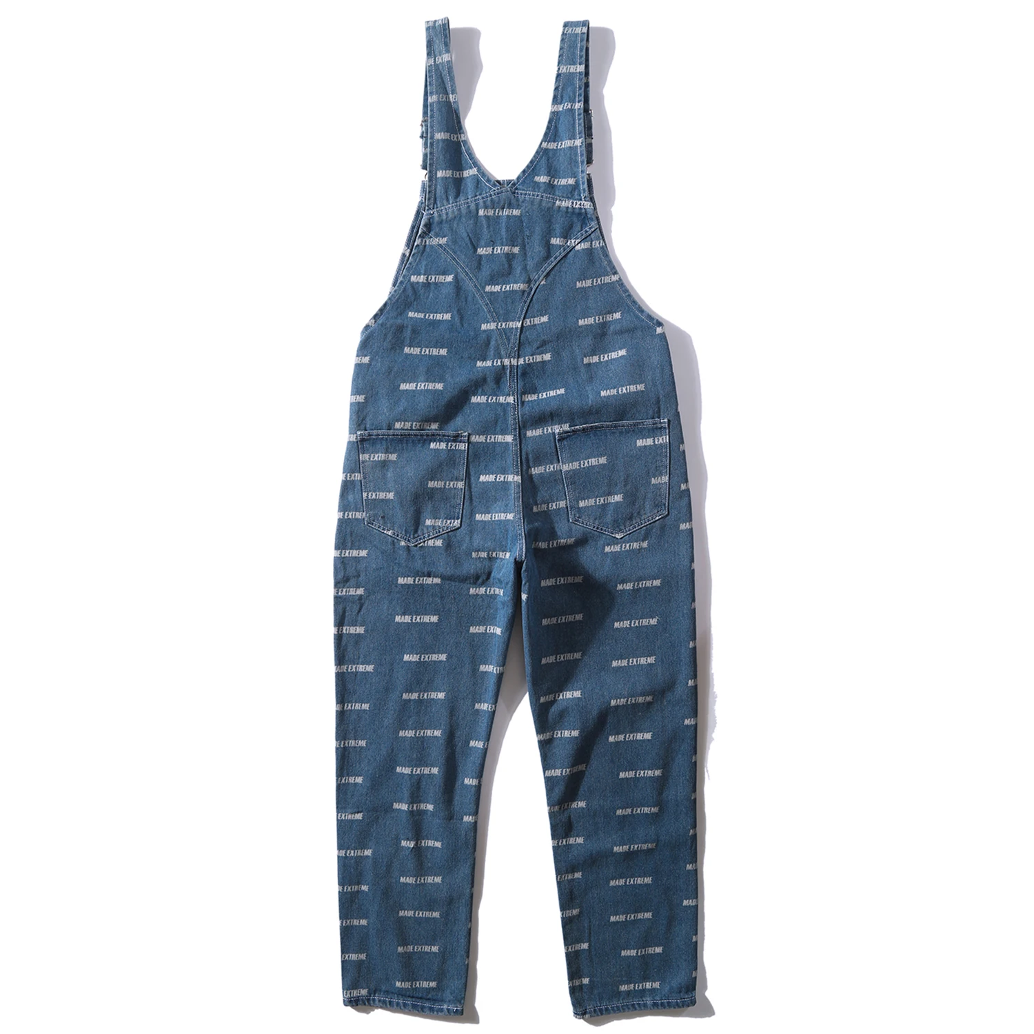 С напечатанной надписью в стиле хип хоп мужские комбинезоны карго Harajuku уличная