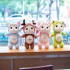 Плюшевая игрушка в виде гигантского мультяшного кота, плюшевая игрушка, кавайная мягкая кукла, жираф, лягушка, пингвин, динозавр, Детская плюшевая игрушка кукольный подарок для девочек