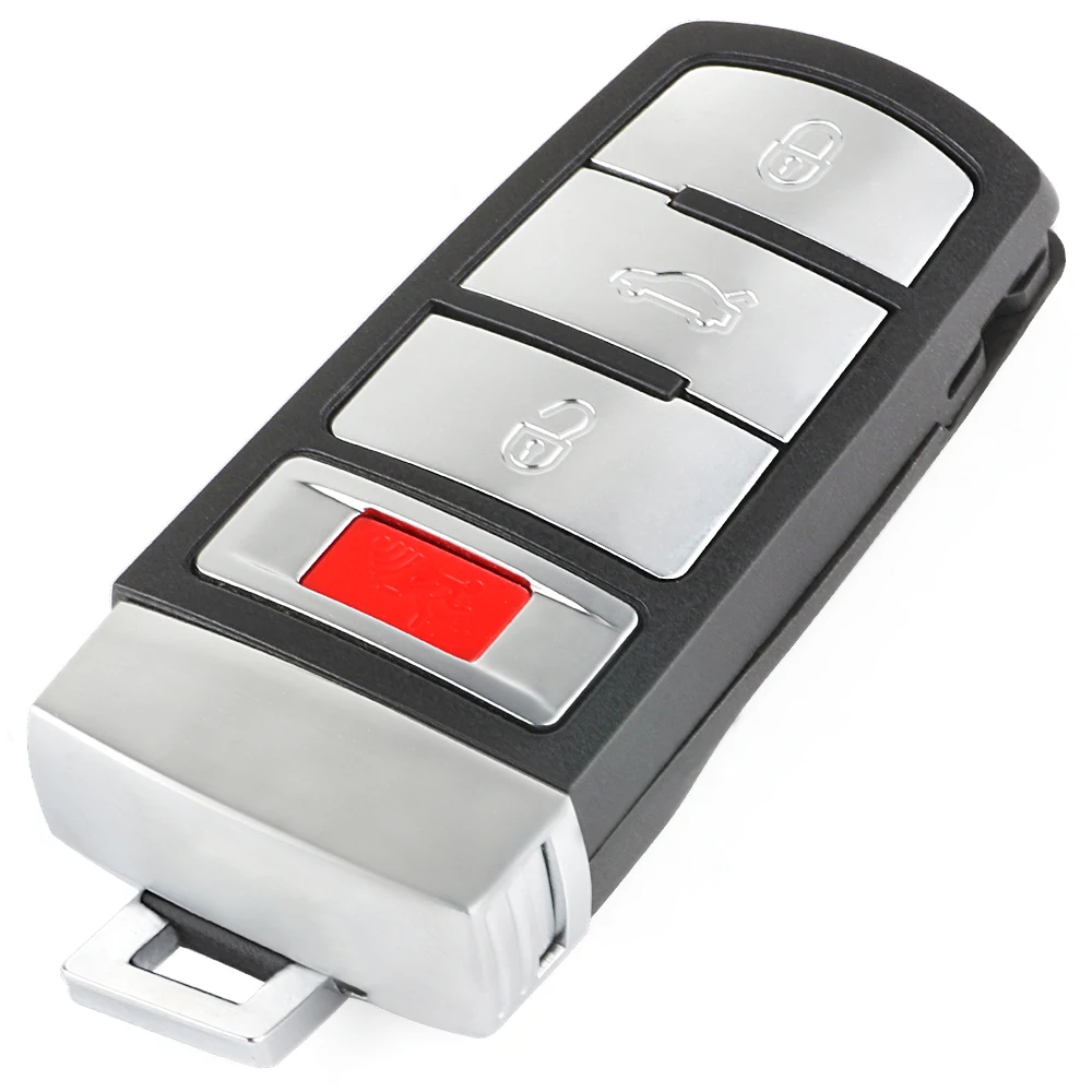 

KEYECU 10 pcs/lot Remote 4 Buttons Car Key Case For Volkswagen VW Passat CC B6 B7 B7L CC R36 Maogotan B5 Passat 3C Car Key Shell