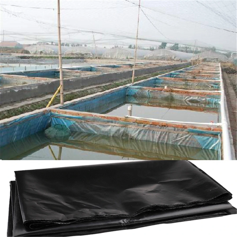 Водонепроницаемая Резиновая рыбка HDPE для бассейна подкладка пруда черного цвета