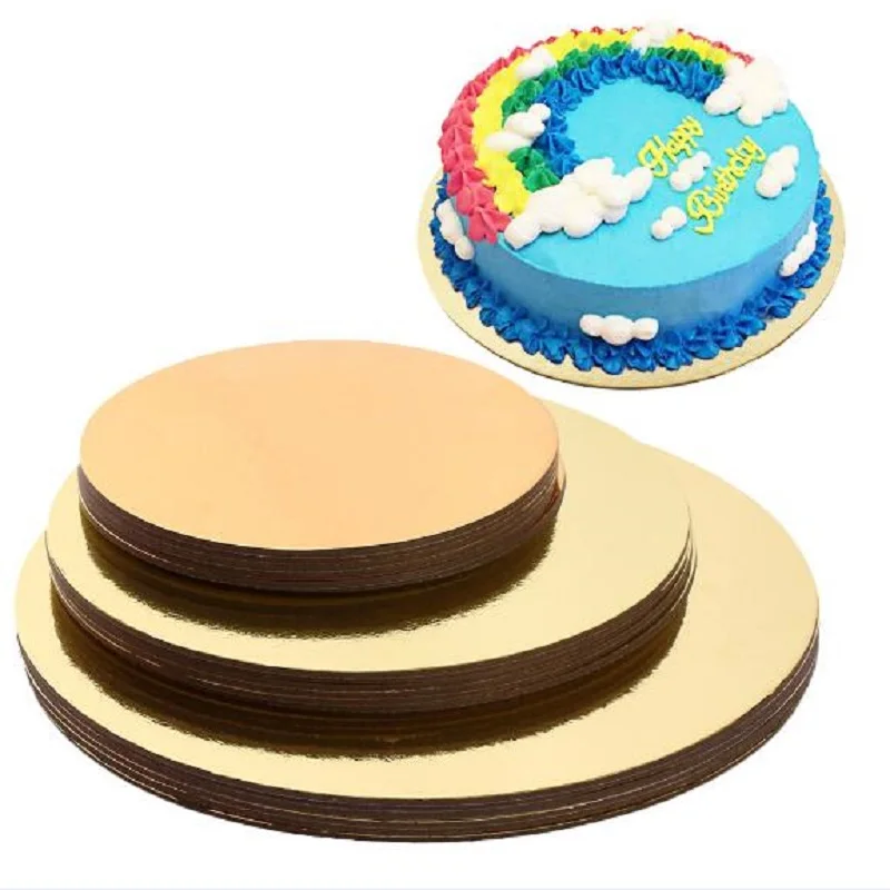 18 шт./компл. круглая тарелка для десерта подставка торта коврик золотого и