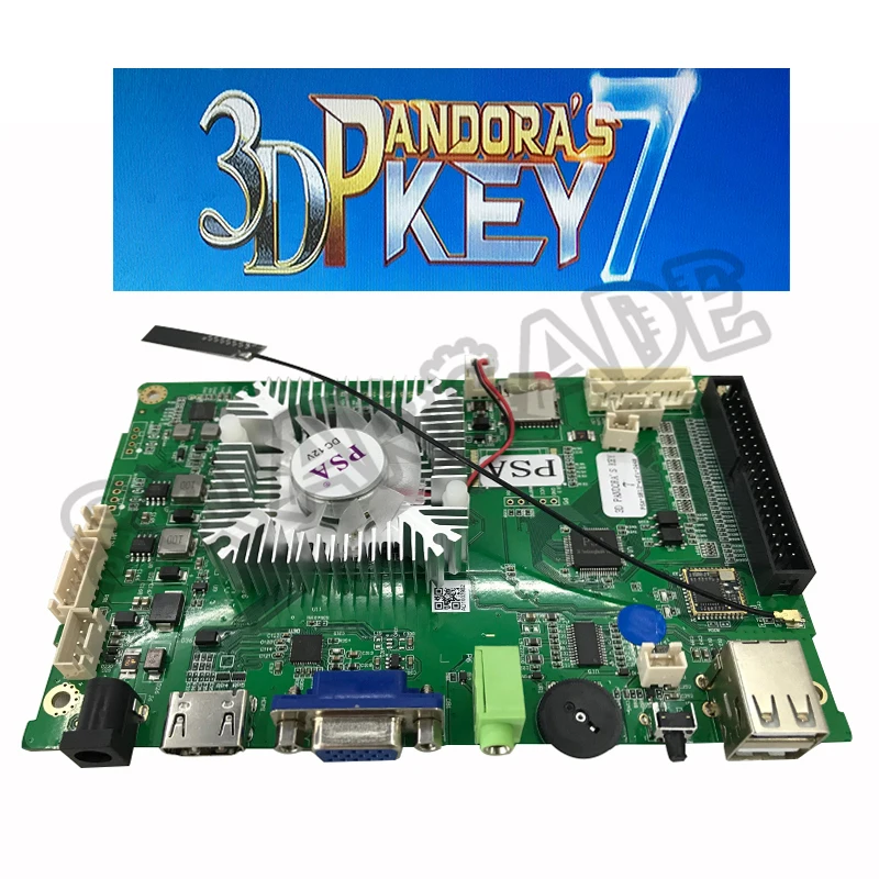 

10pcs Pandora's Key 7 2448 in 1 140pcs 3D Games Family Version WIFI Online Free Download Arcade Motherboard VGA HDMI HD Video