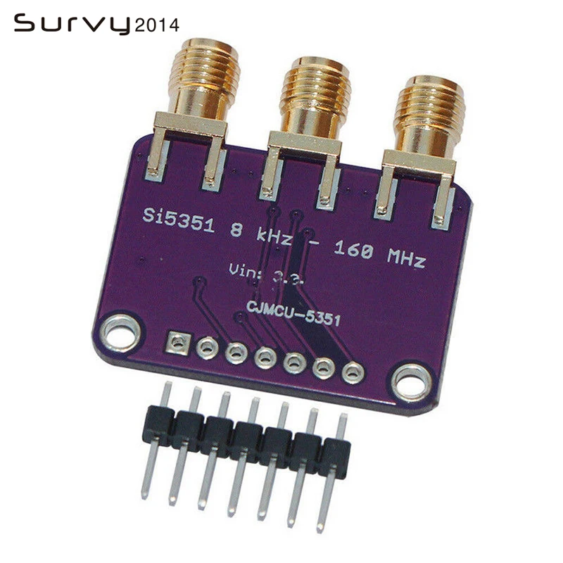 Si5351A I2C 25 МГц генератор часов Breakout Board 8 кГц до 160 для Arduino|Интегральные схемы| |